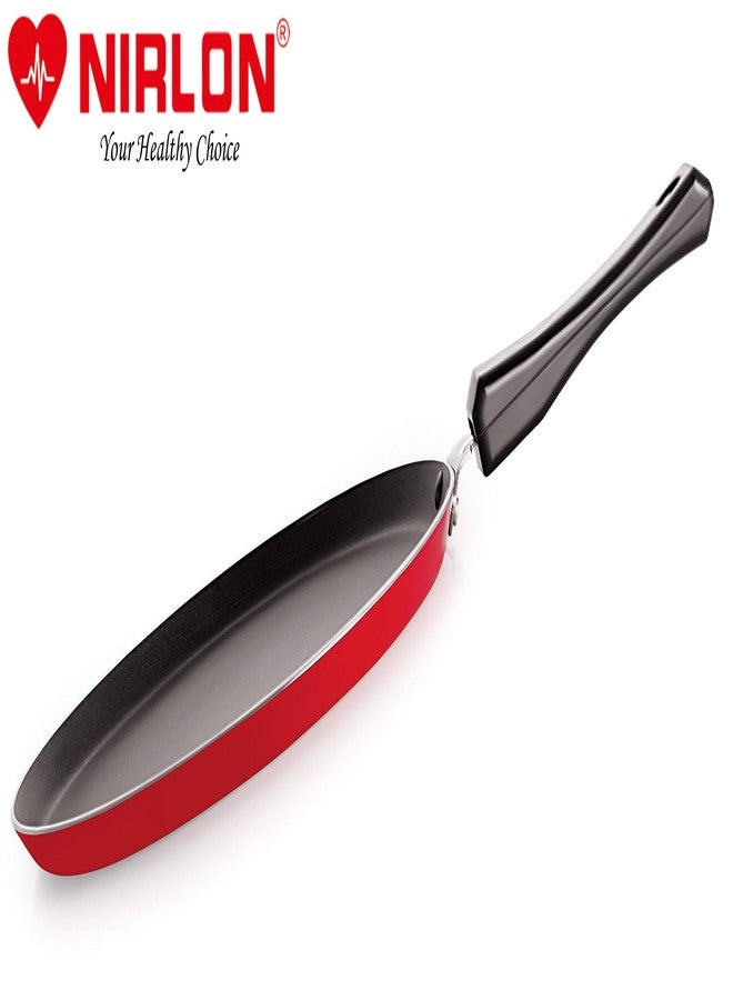 Nirlon Aluminum Non Stick Flat Dosa/Roti Tawa with Bakelite Handle 29.5cm[3 mm_Classic FT13] - Image 3